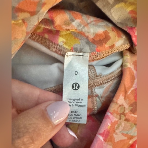 Lululemon Align Short *6" in Inflorescence Multi - Picture 6 of 6